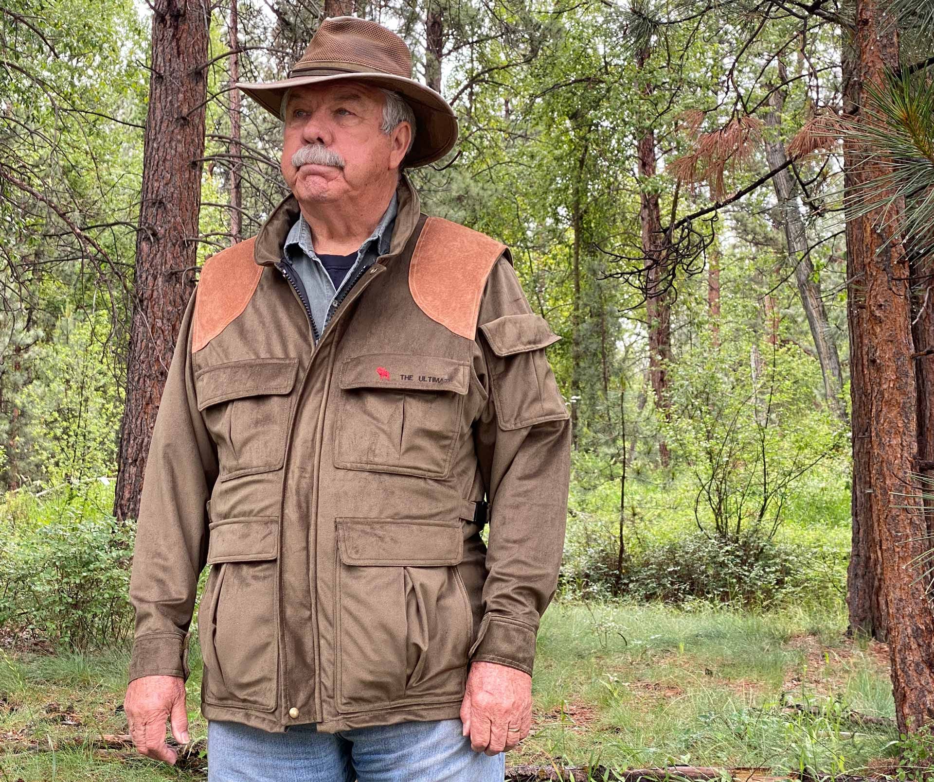 Gary Nesse outdoors in an Ultimate Jacket