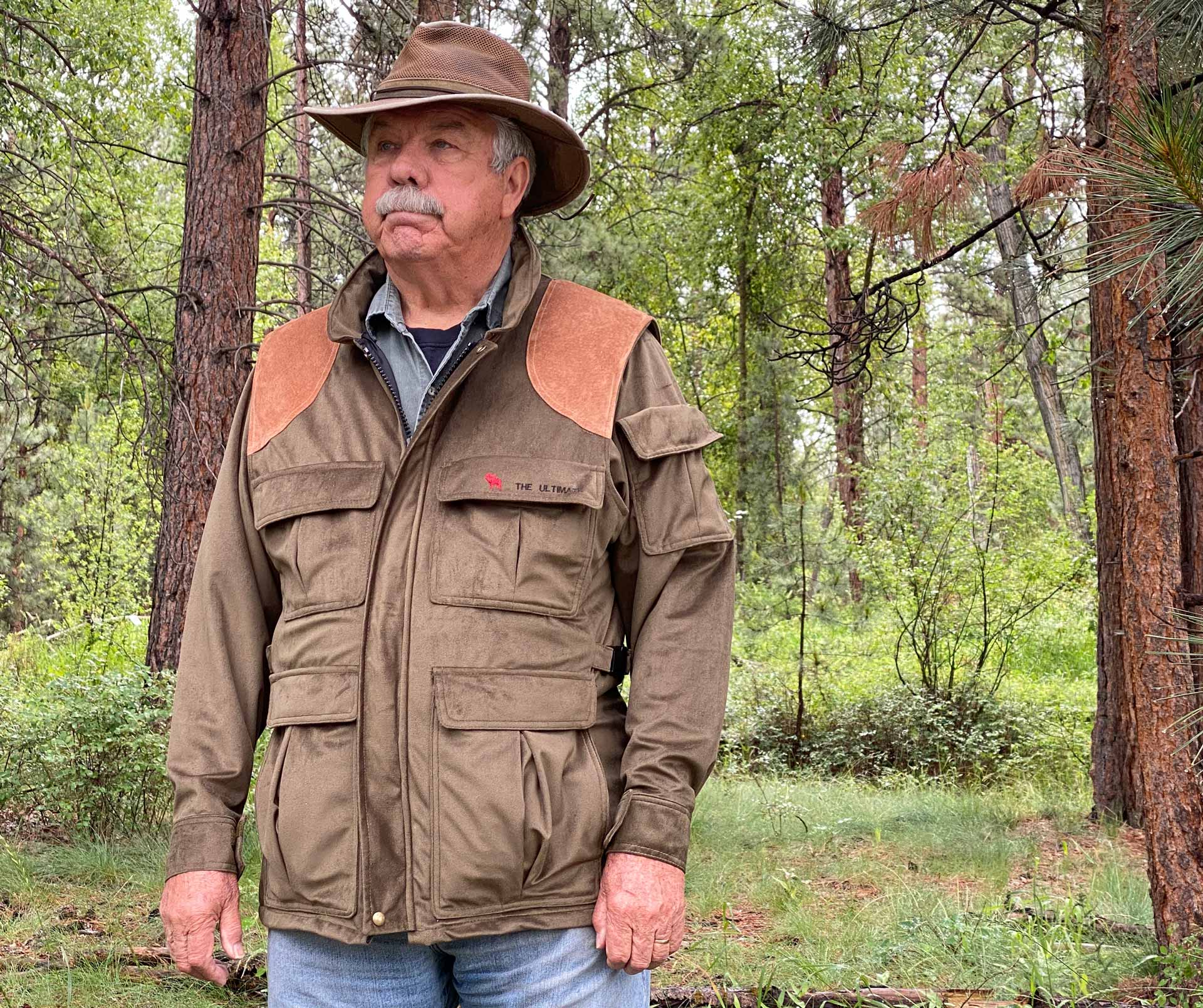 Gary Nesse outdoors in an Ultimate Jacket