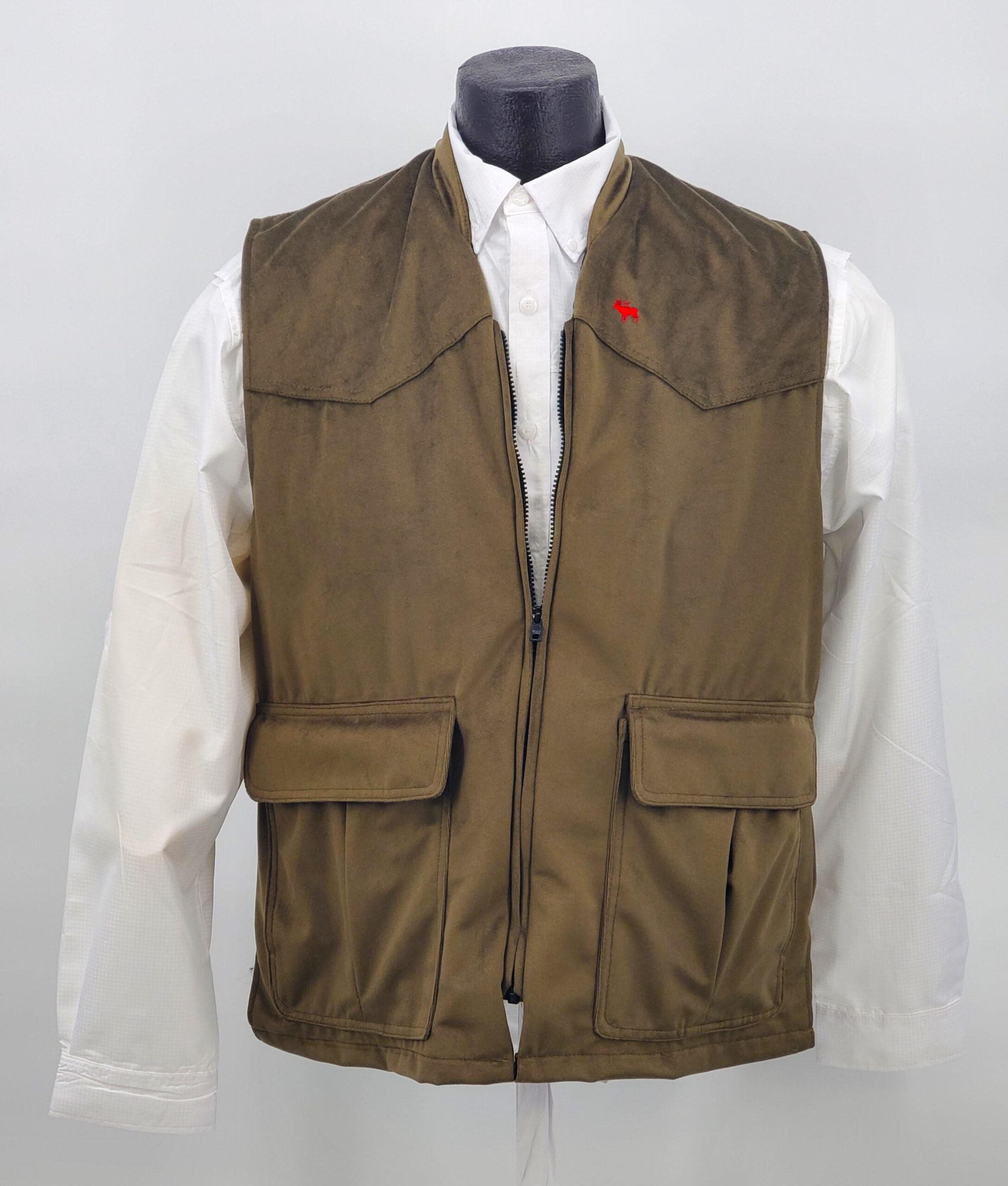 The Gary Nesse Signature Conceal Carry Vest — Saddlecloth - Dark Brown