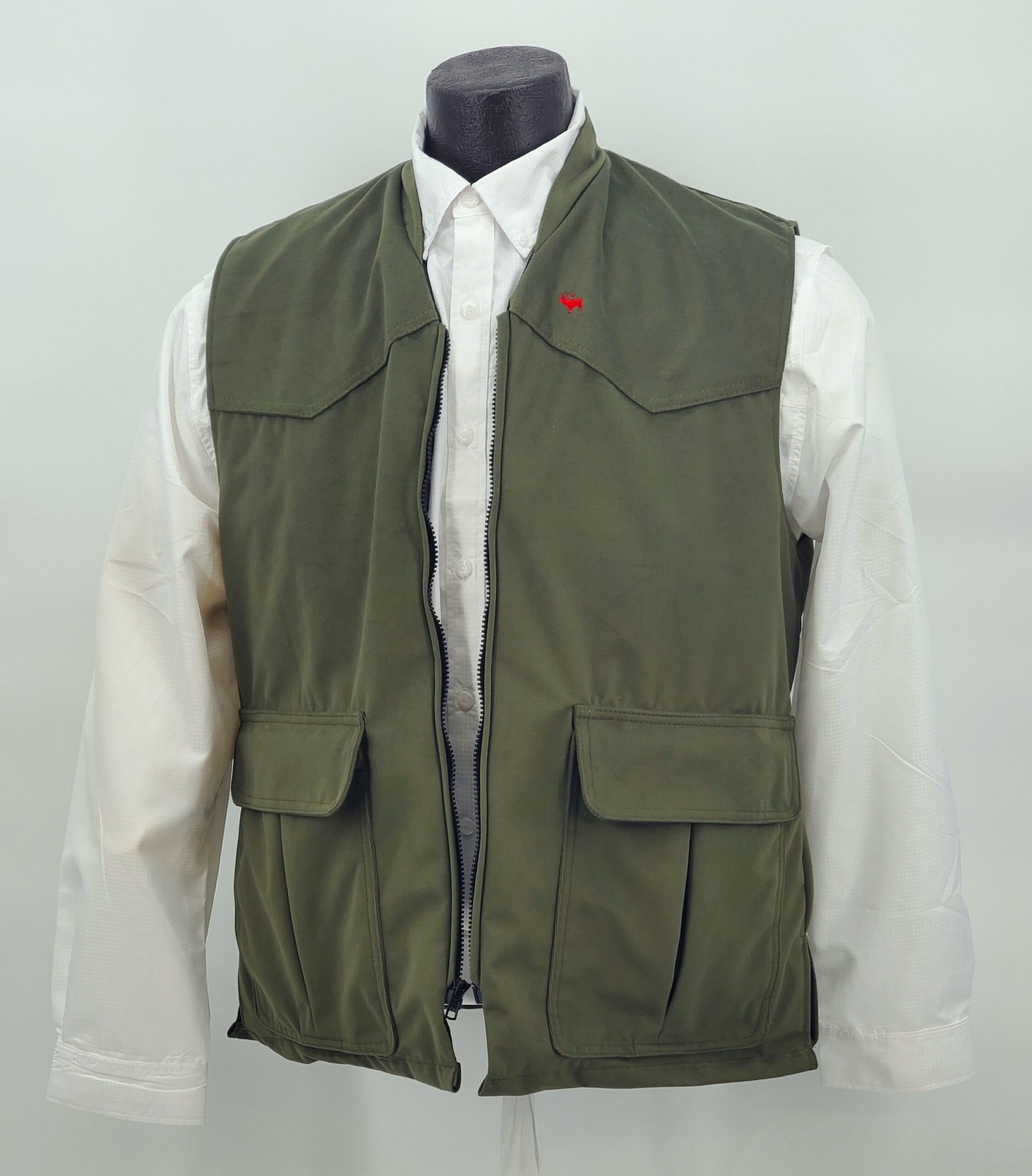 The Gary Nesse Signature Conceal Carry Vest — Saddlecloth - Loden